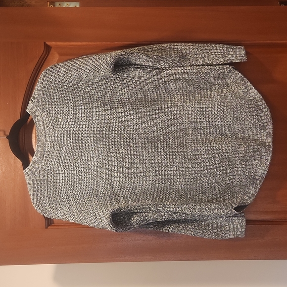 So Crew Neck Ribbed Sweater Grey size M - Picture 7 of 11